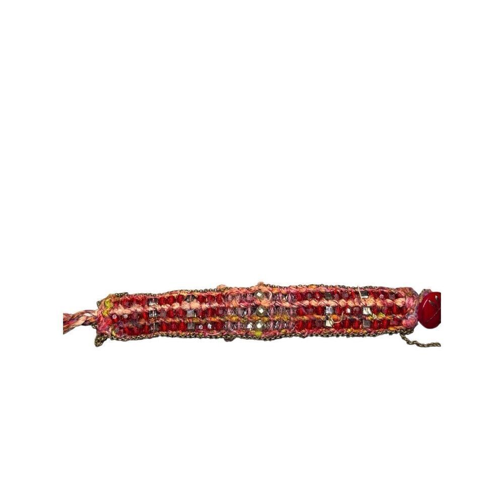 Anthropologie Boho Beaded Wrap Bracelet